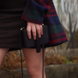 Mini Black Purse with Tassel